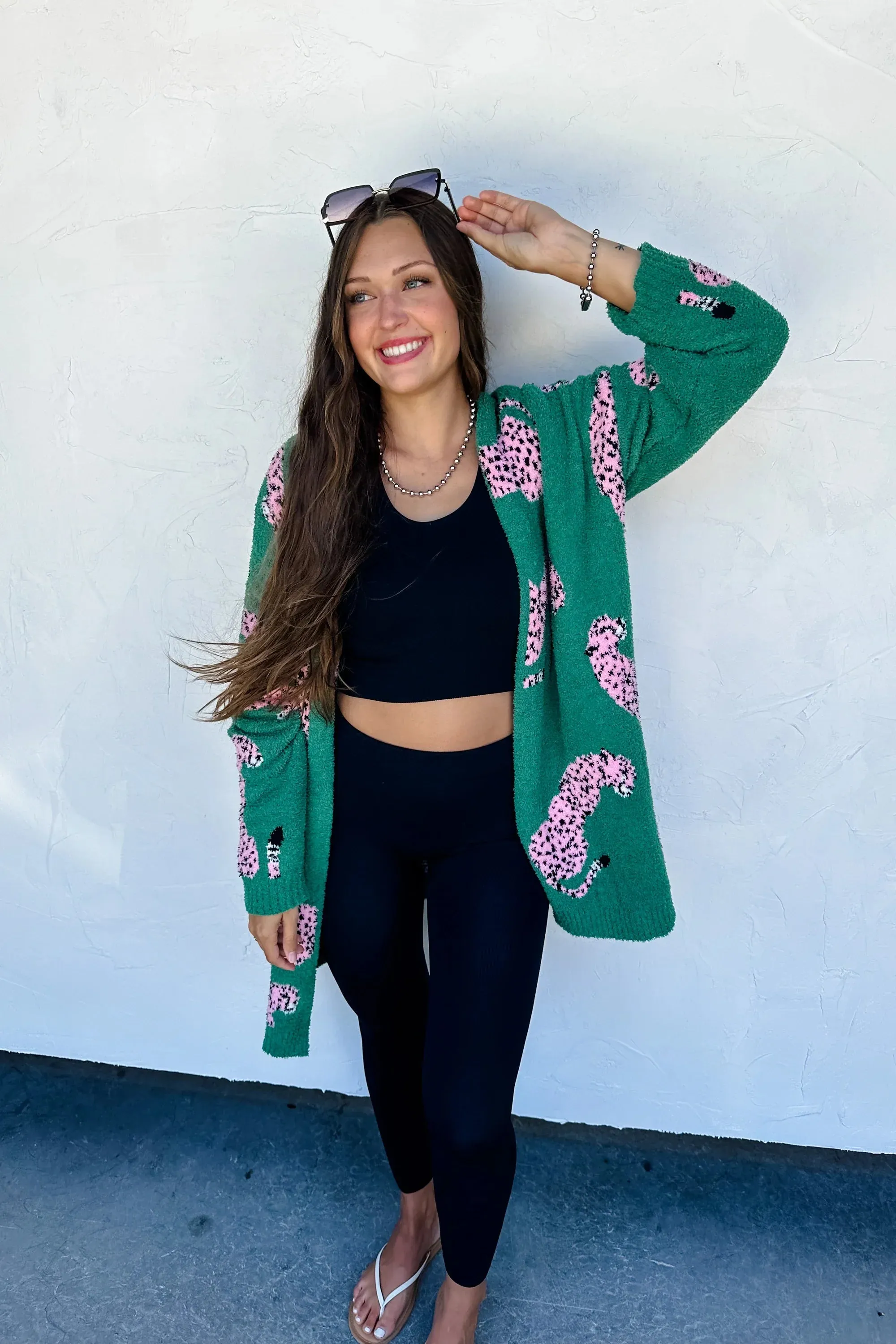 PREORDER: Wild About It Leopard Cardigan In Two Colors (Ships Mid September)