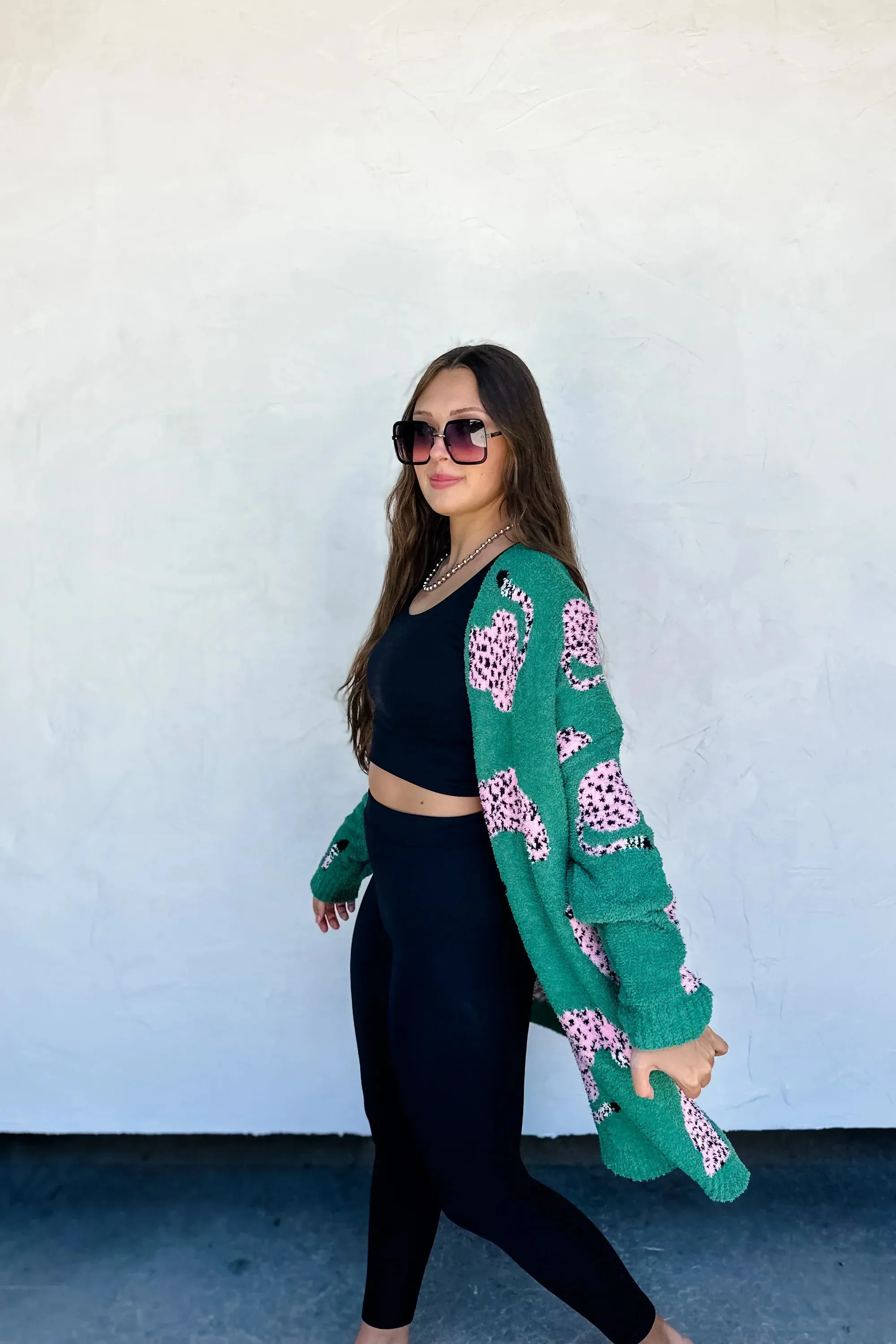PREORDER: Wild About It Leopard Cardigan In Two Colors (Ships Mid September)