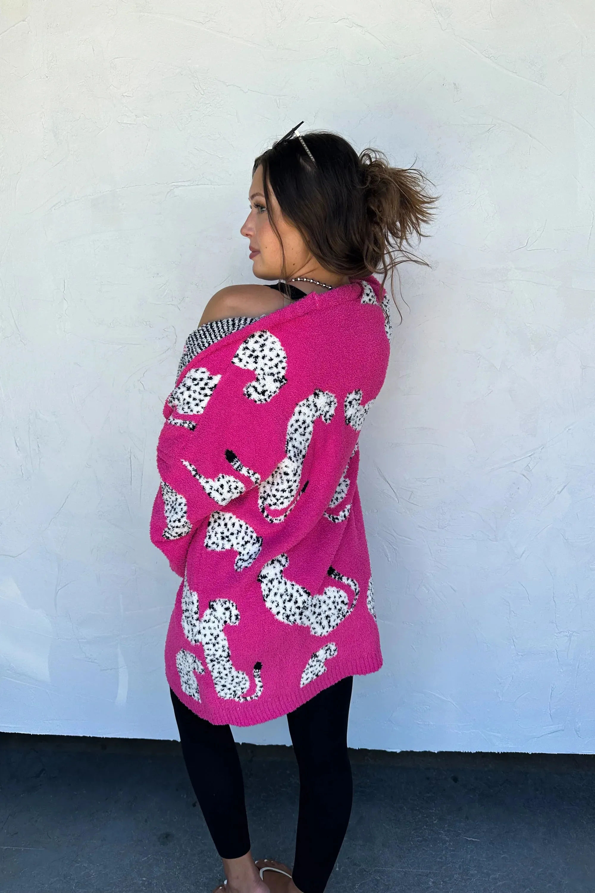 PREORDER: Wild About It Leopard Cardigan In Two Colors (Ships Mid September)