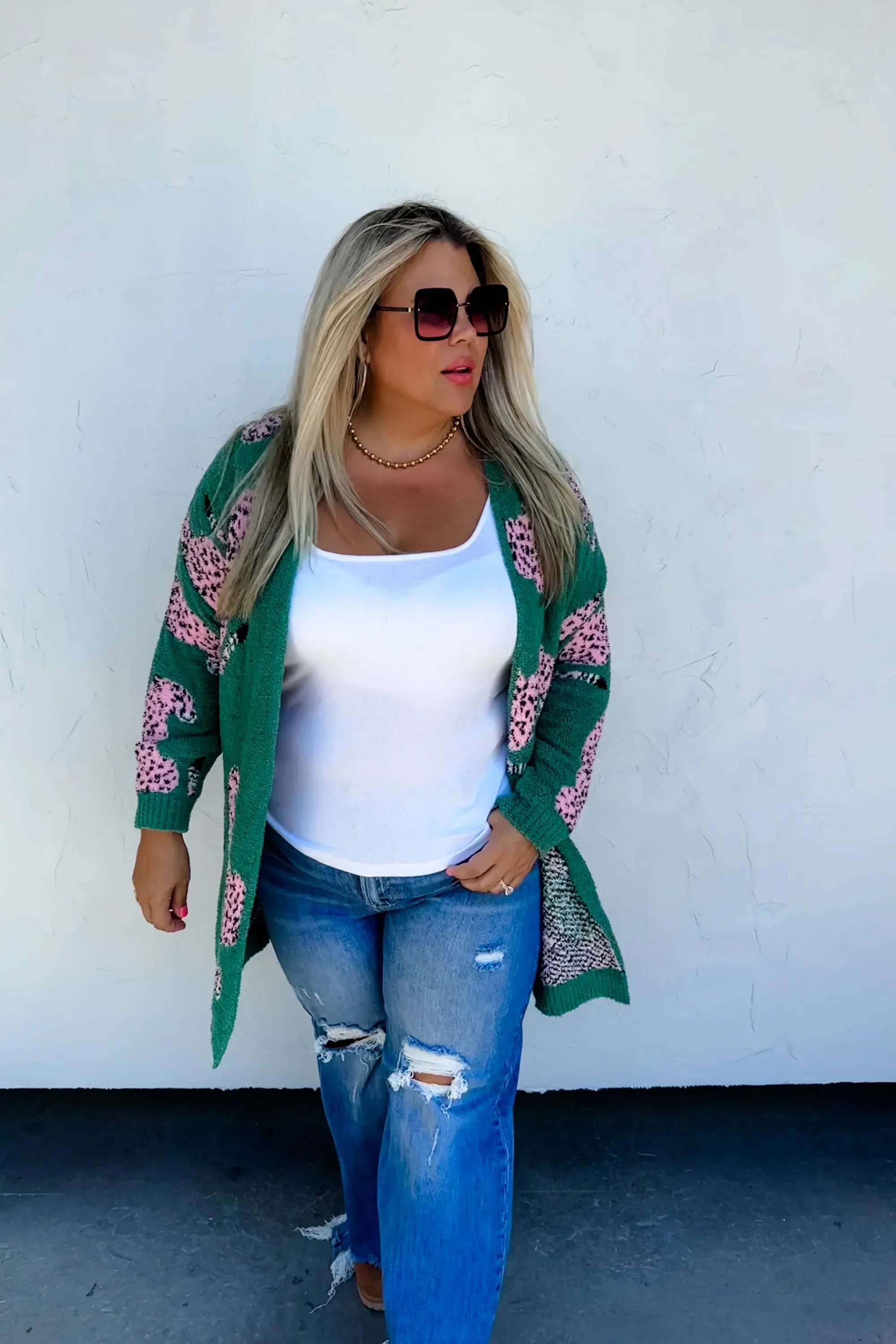 PREORDER: Wild About It Leopard Cardigan In Two Colors (Ships Mid September)