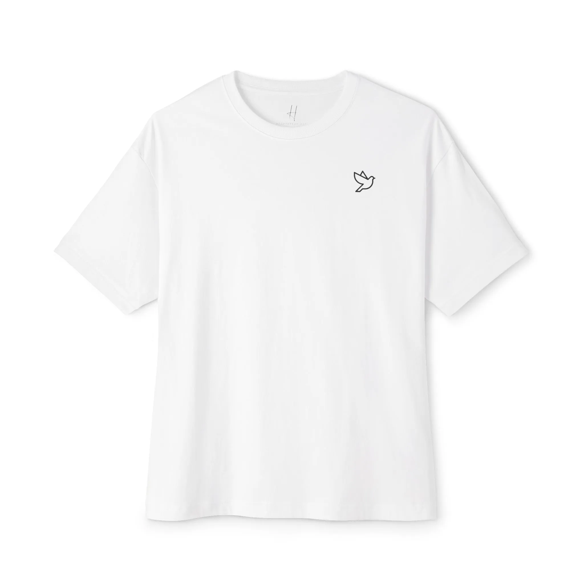 "Lunar Doves" Unisex Oversized Boxy Tee