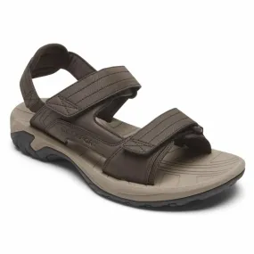 Rockport Men's Byron Quarter Strap Sandals- Brown