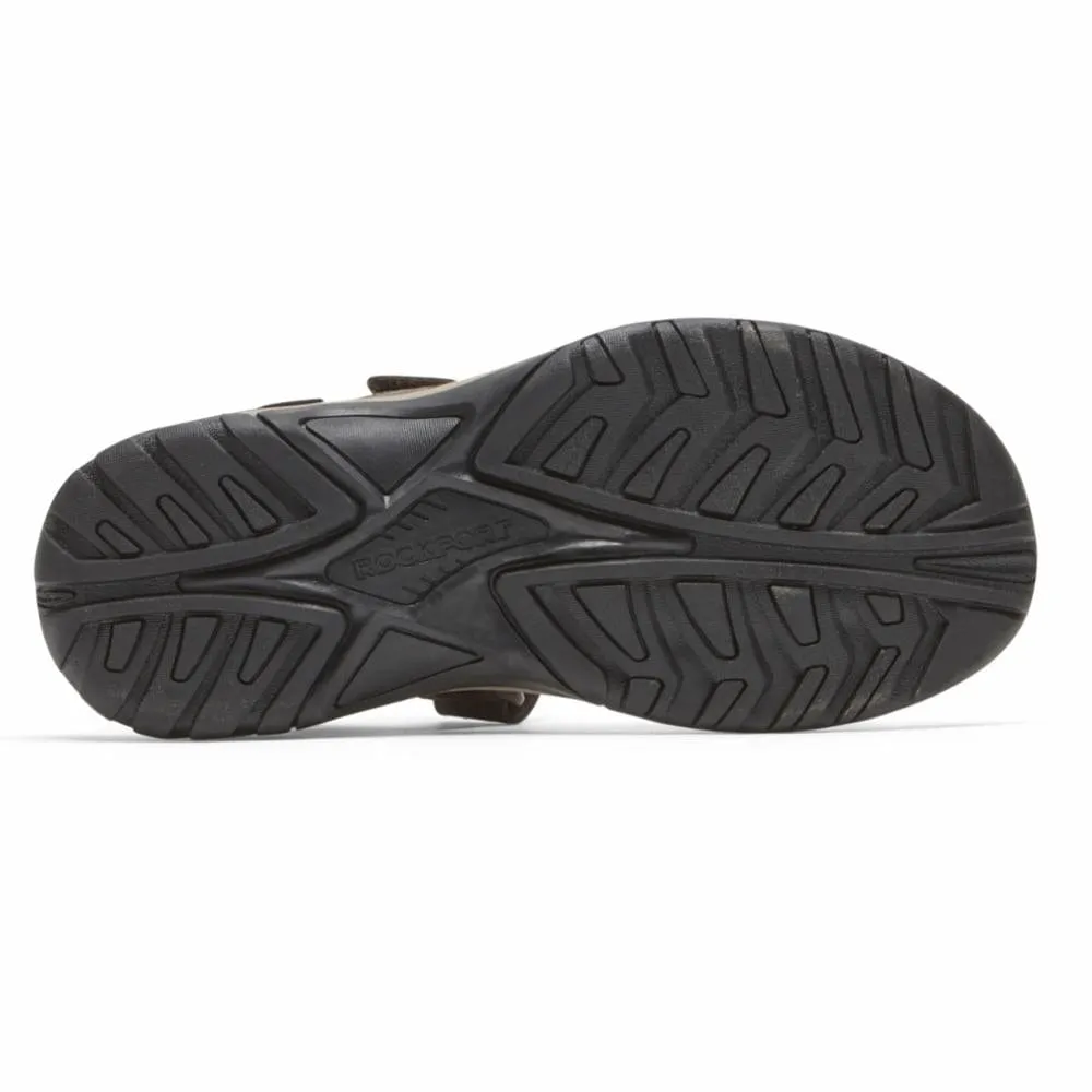 Rockport Men's Byron Quarter Strap Sandals- Brown