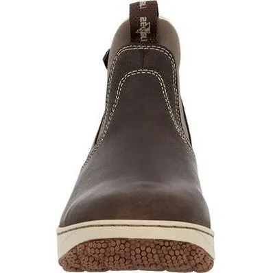Rocky Men's Dry Strike SRX 6" Soft Toe WP Outdoor Shoe- Brown- RKS0684