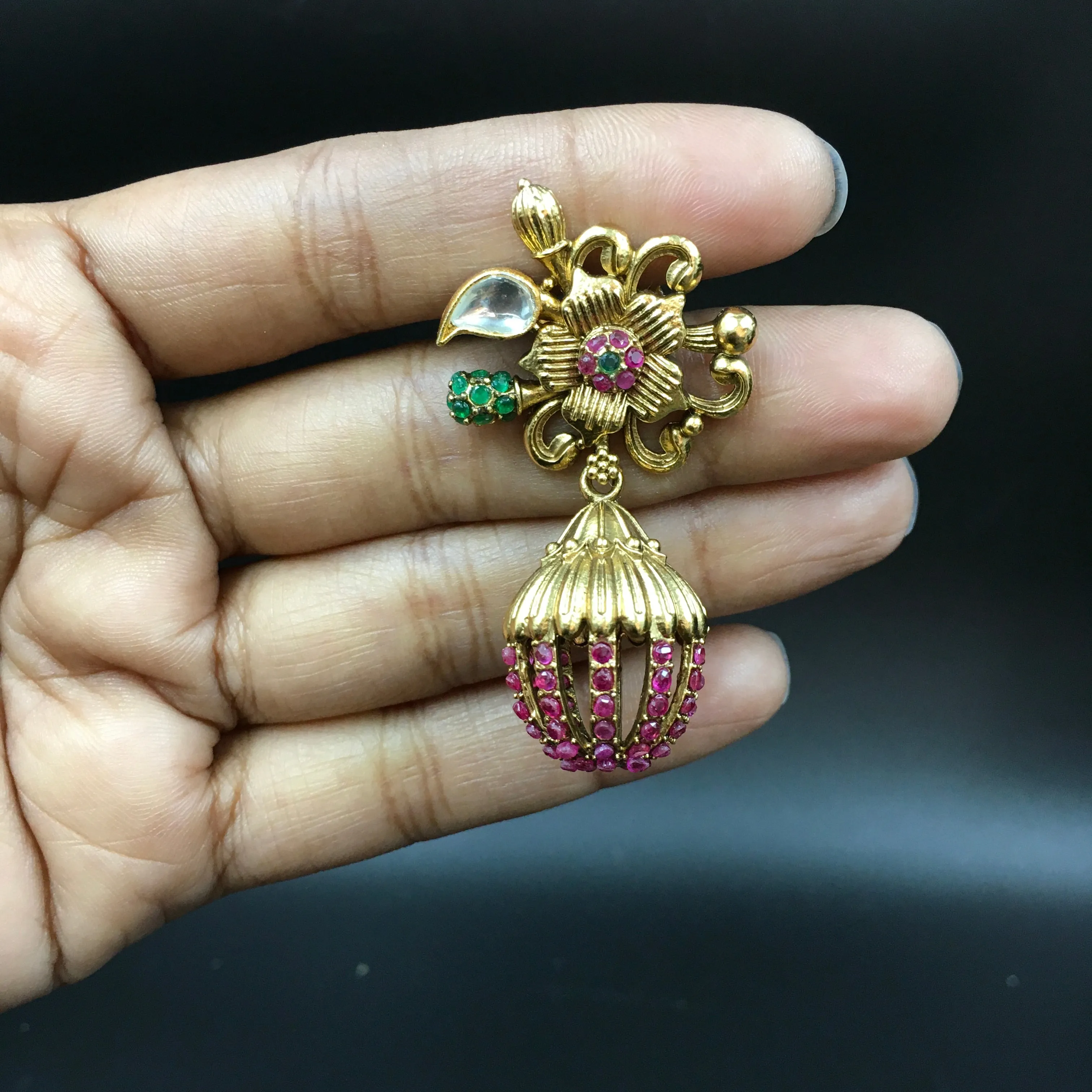 Round Neck Antique Necklace Set 3530