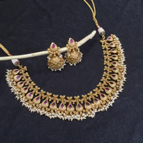 Round Neck Antique Necklace Set 5857-28