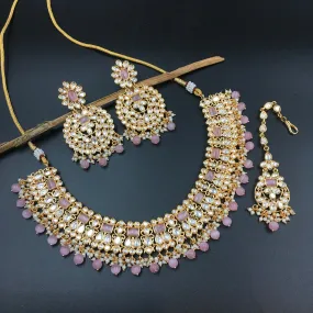 Round Neck Kundan Necklace Set 3711-28