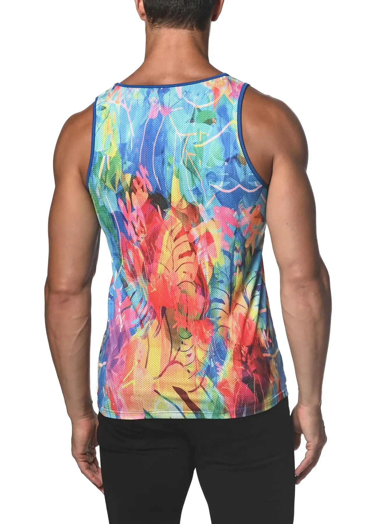 Royal Rainbow Tropics Mesh Tank