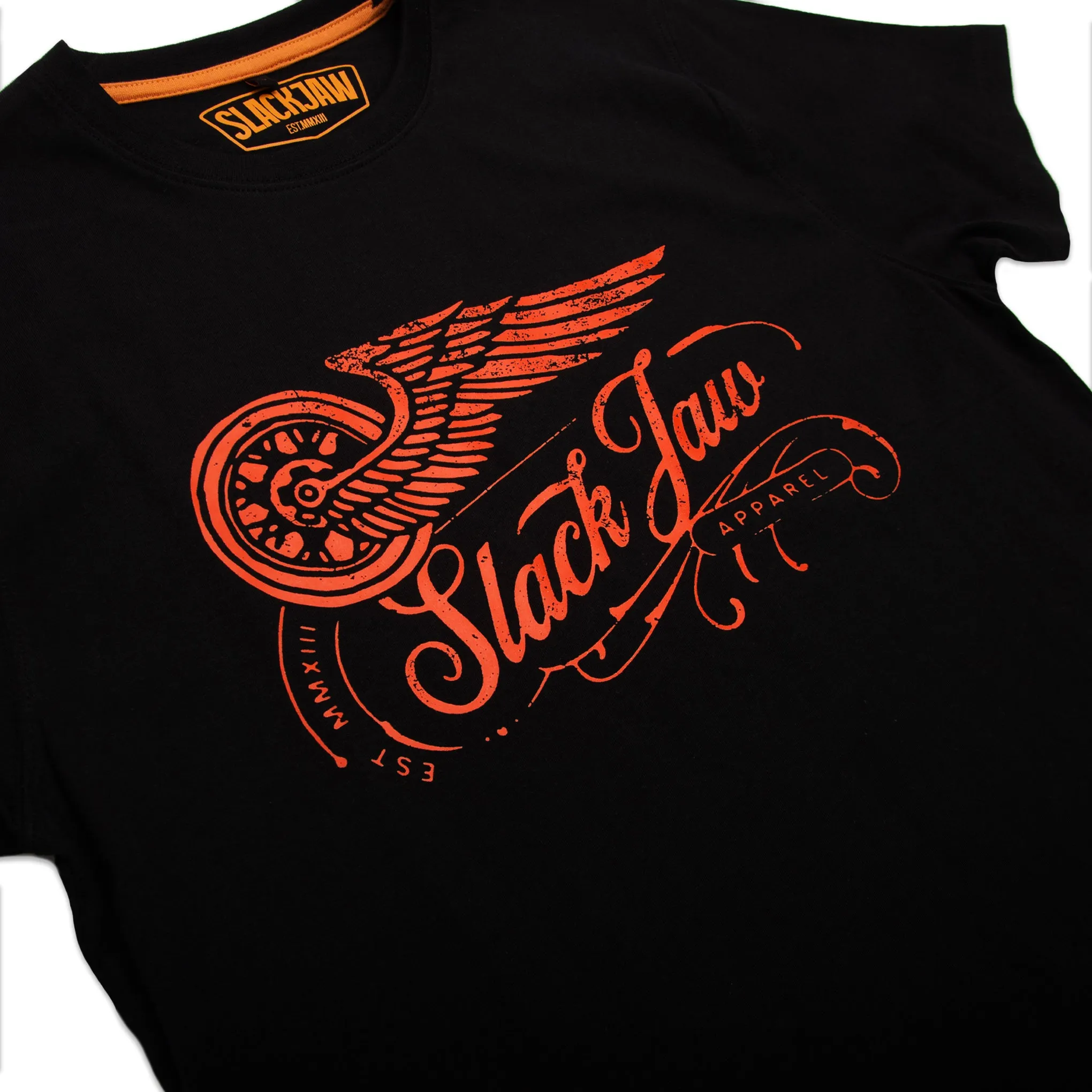 Rusty Wheels T Shirt - Black