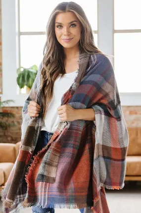 SALE - Cozy Plaid Kimono