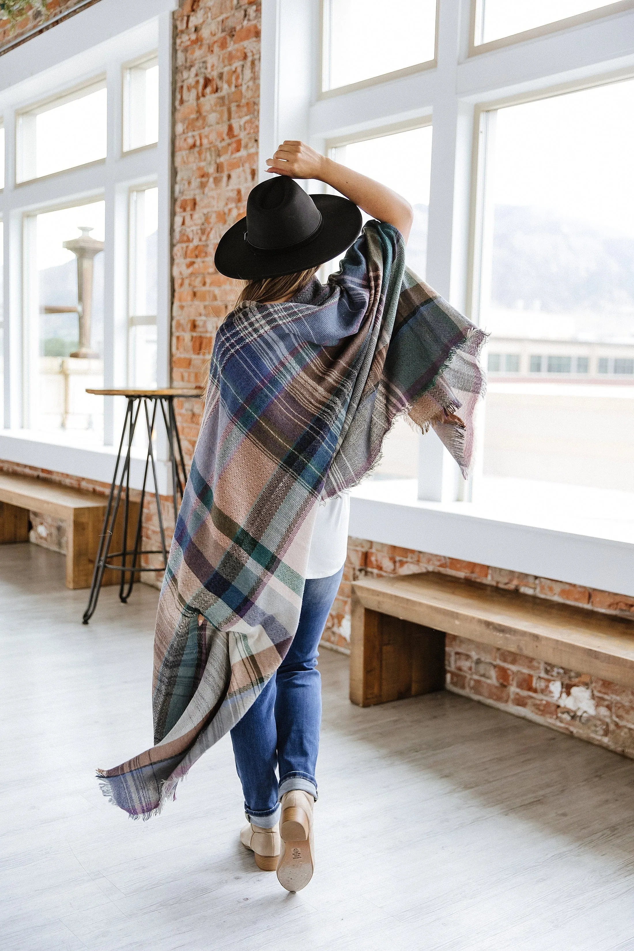 SALE - Cozy Plaid Kimono