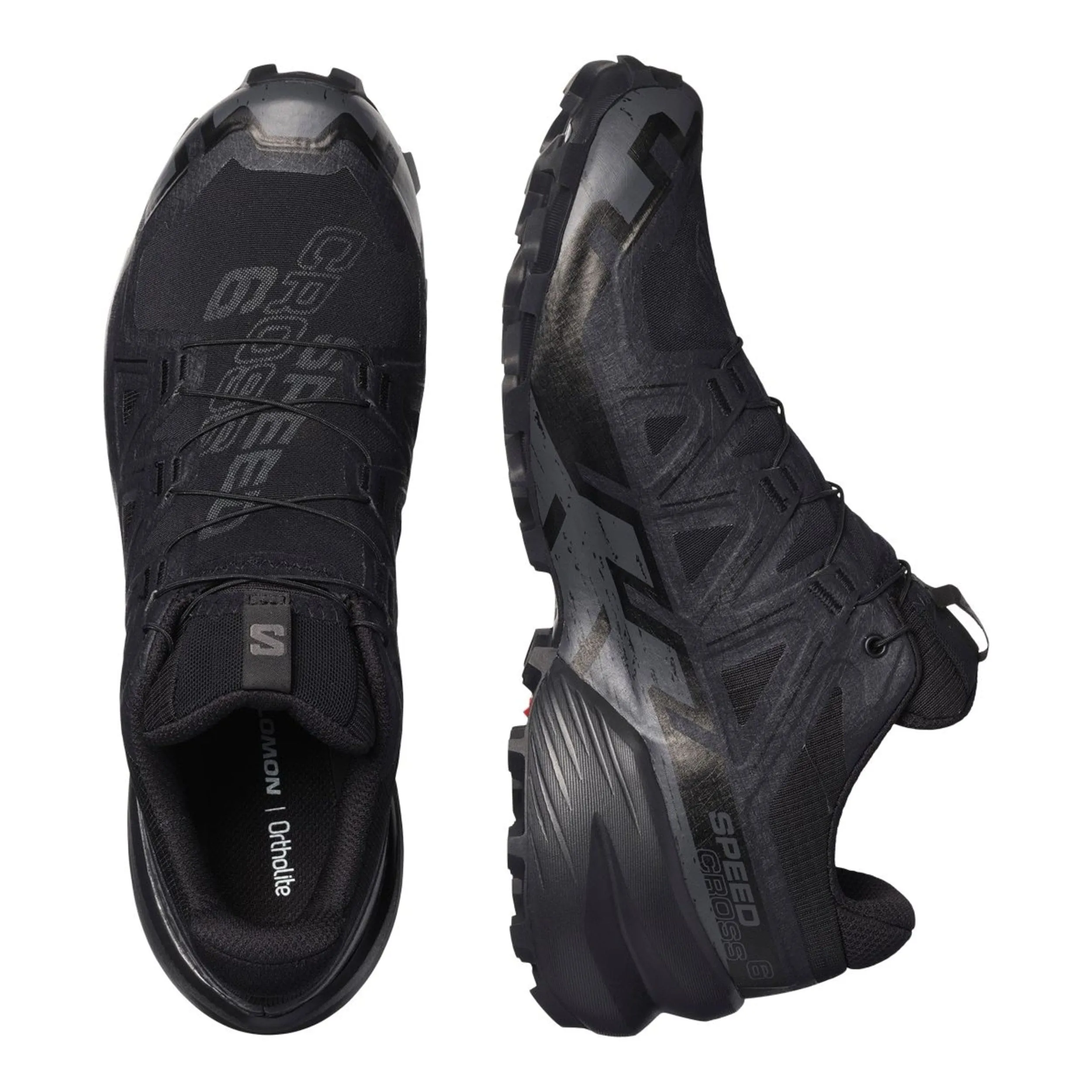 Salomon Men's Speedcross 6 Trail Runners - Black/ Phantom