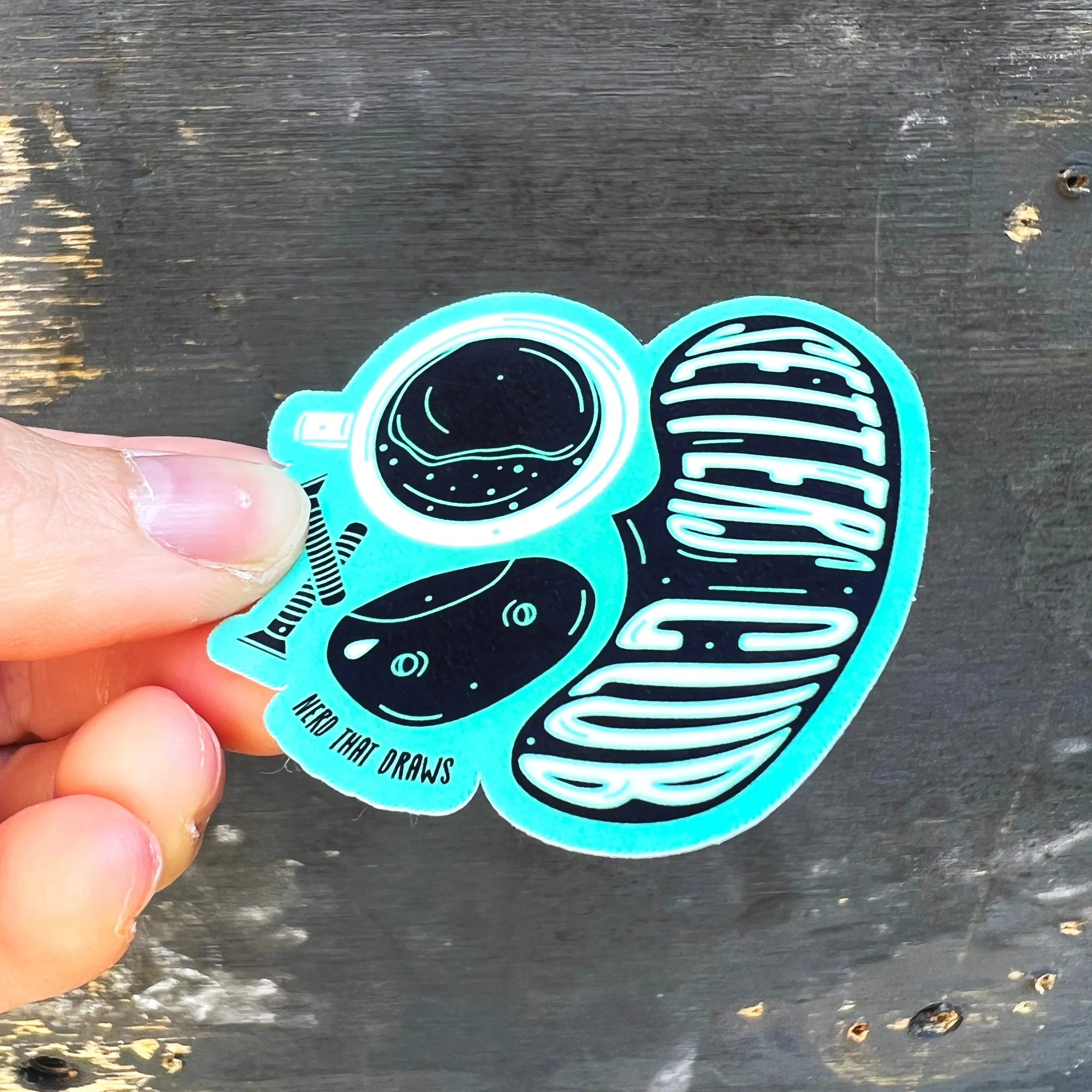 Setters Club Climbing Die-Cut Sticker
