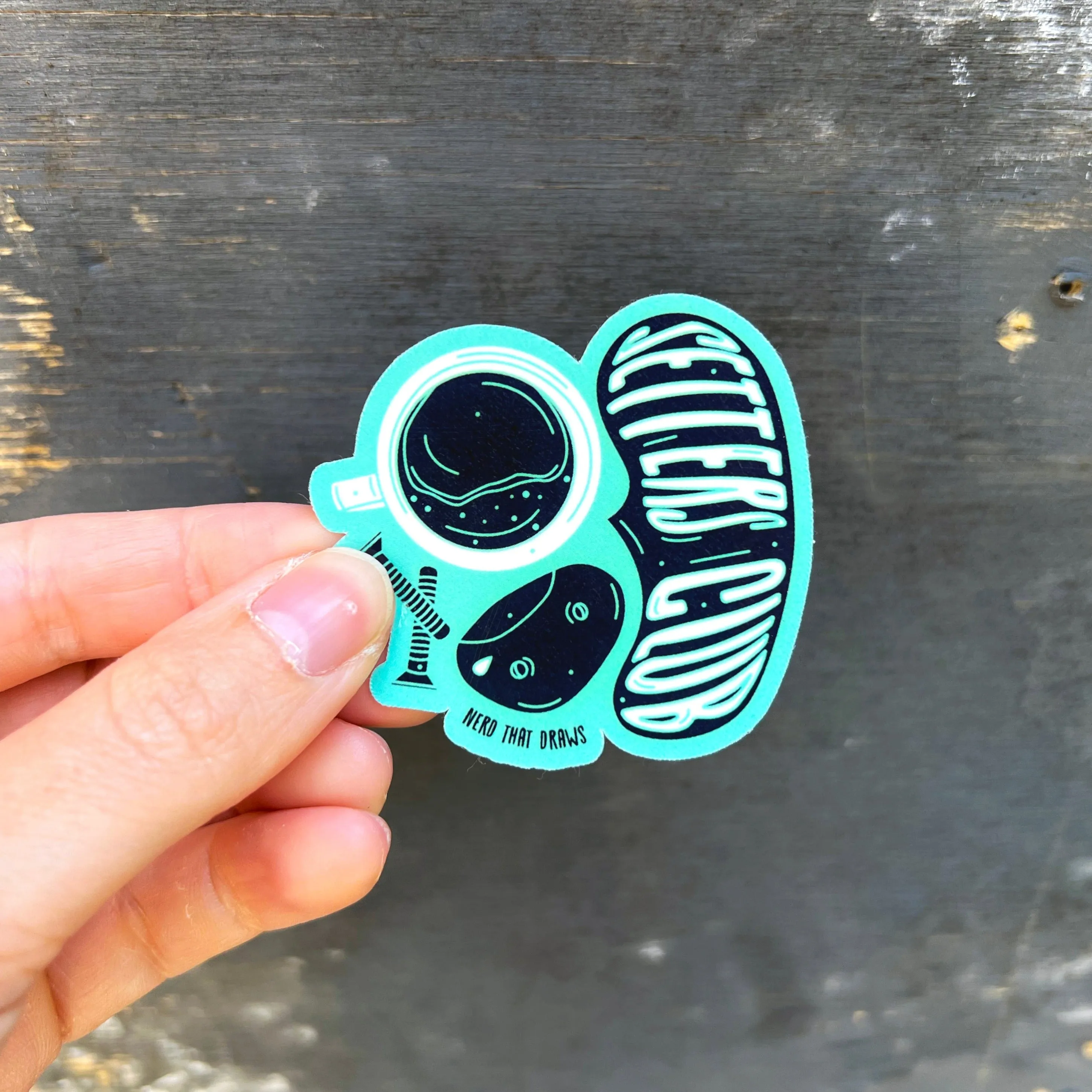 Setters Club Climbing Die-Cut Sticker