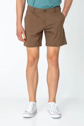 Side Pocket Lightweight Shorts - Camel