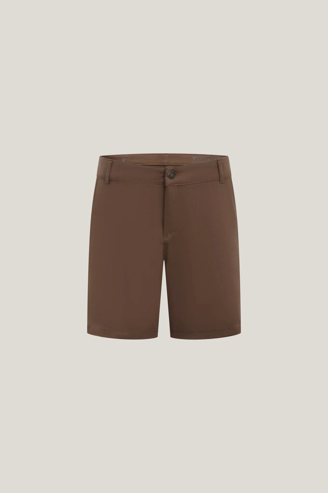 Side Pocket Lightweight Shorts - Camel