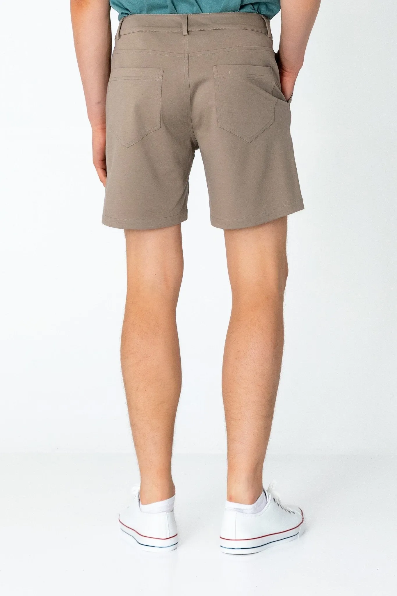 Side Pocket Lightweight Shorts - Sand