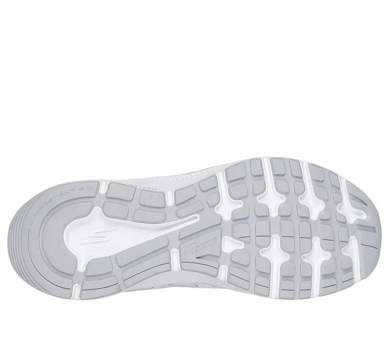 Skechers Women's Go Run 2.0 Strava Sneakers- White/ Silver