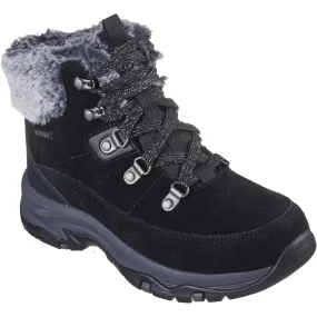 Skechers Womens Trego Snow Worries Waterproof Walking Hiking Snow Boots