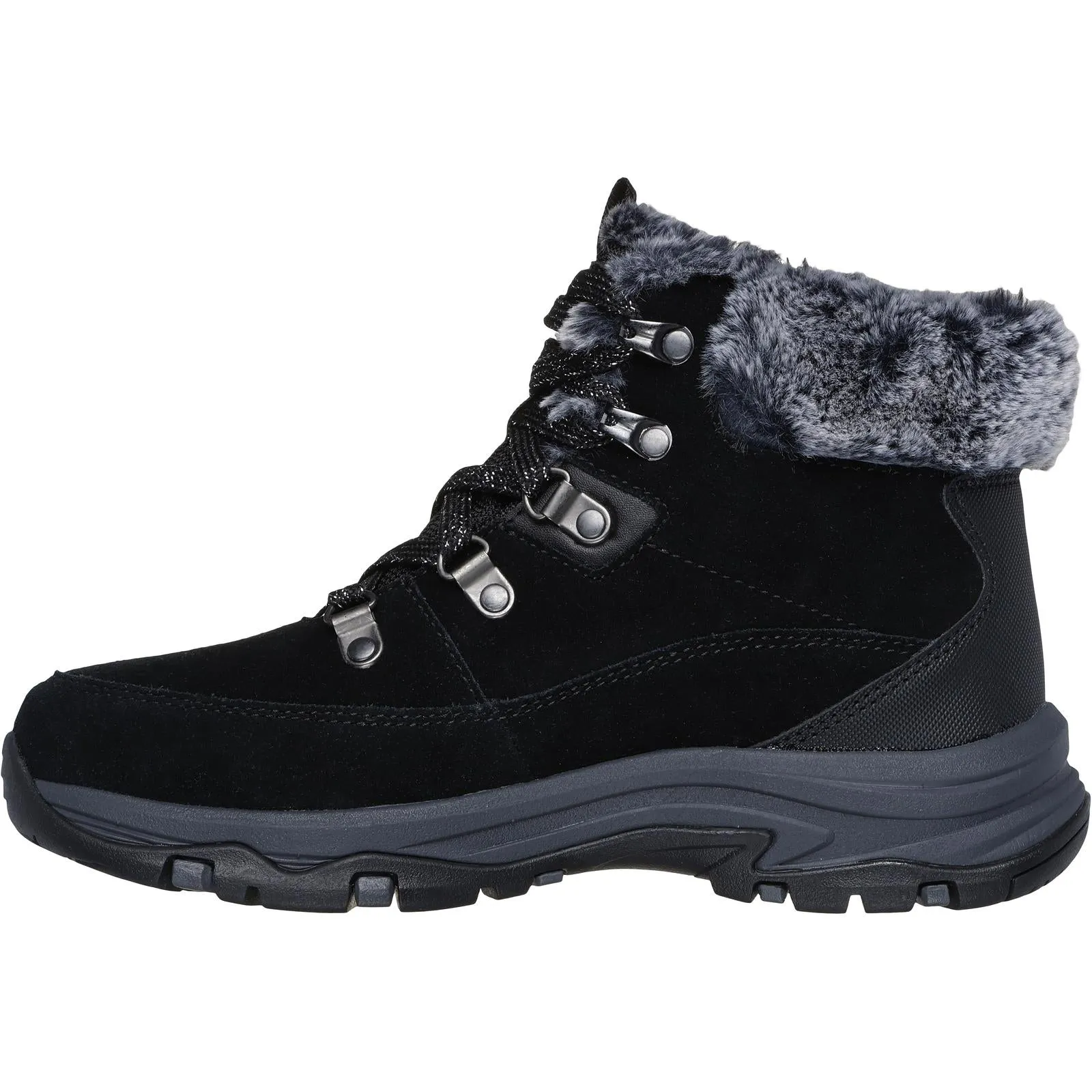Skechers Womens Trego Snow Worries Waterproof Walking Hiking Snow Boots