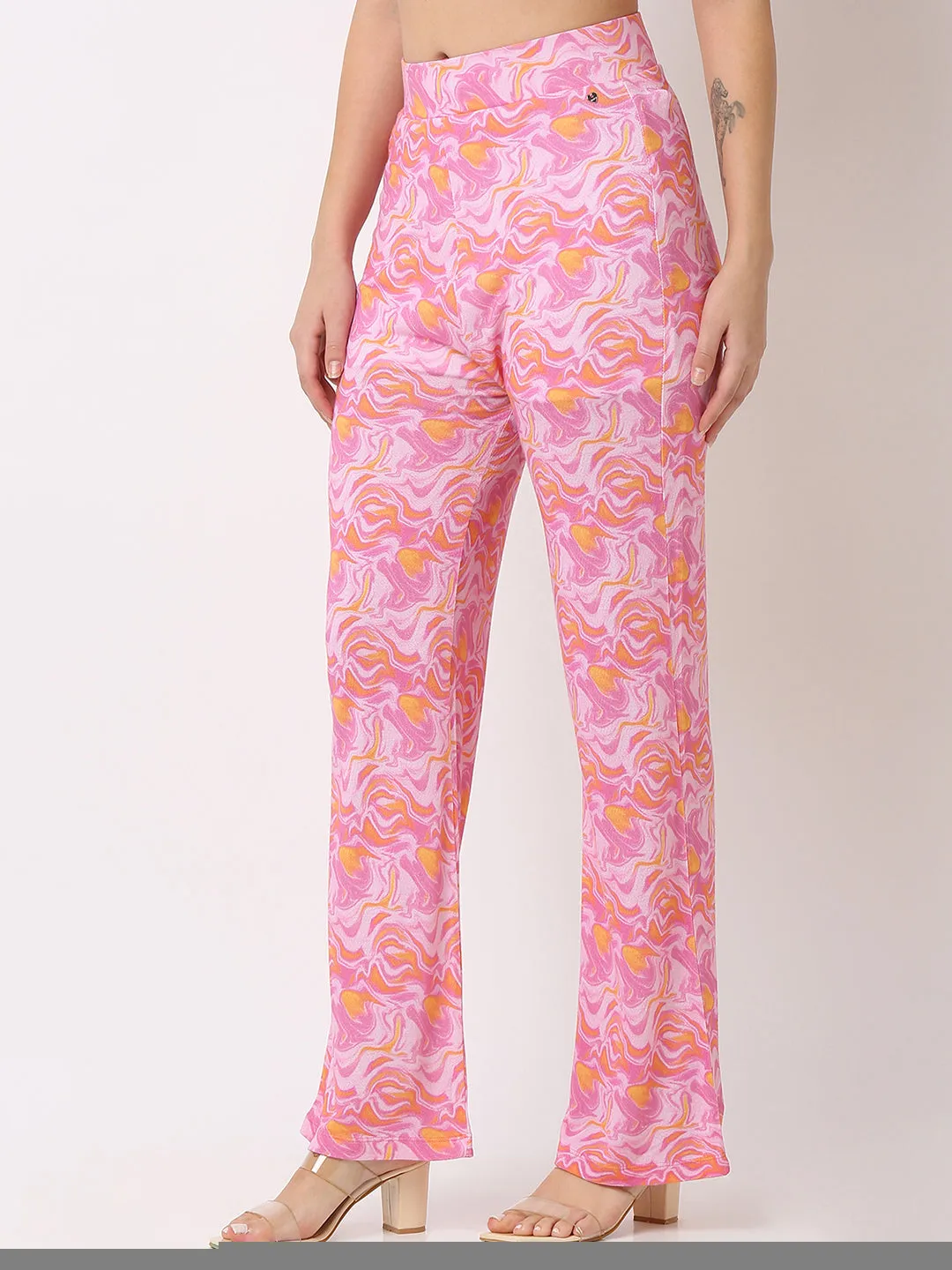 Spykar Tapered High Rise Trousers For Women
