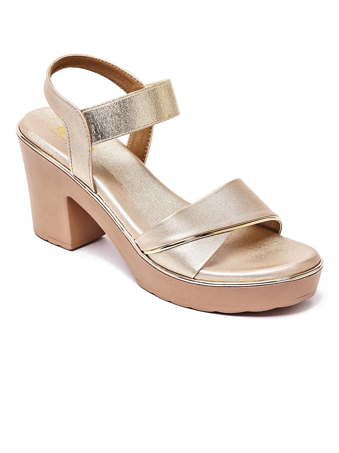 Stride in Style: Delco's Block Heel Sandals