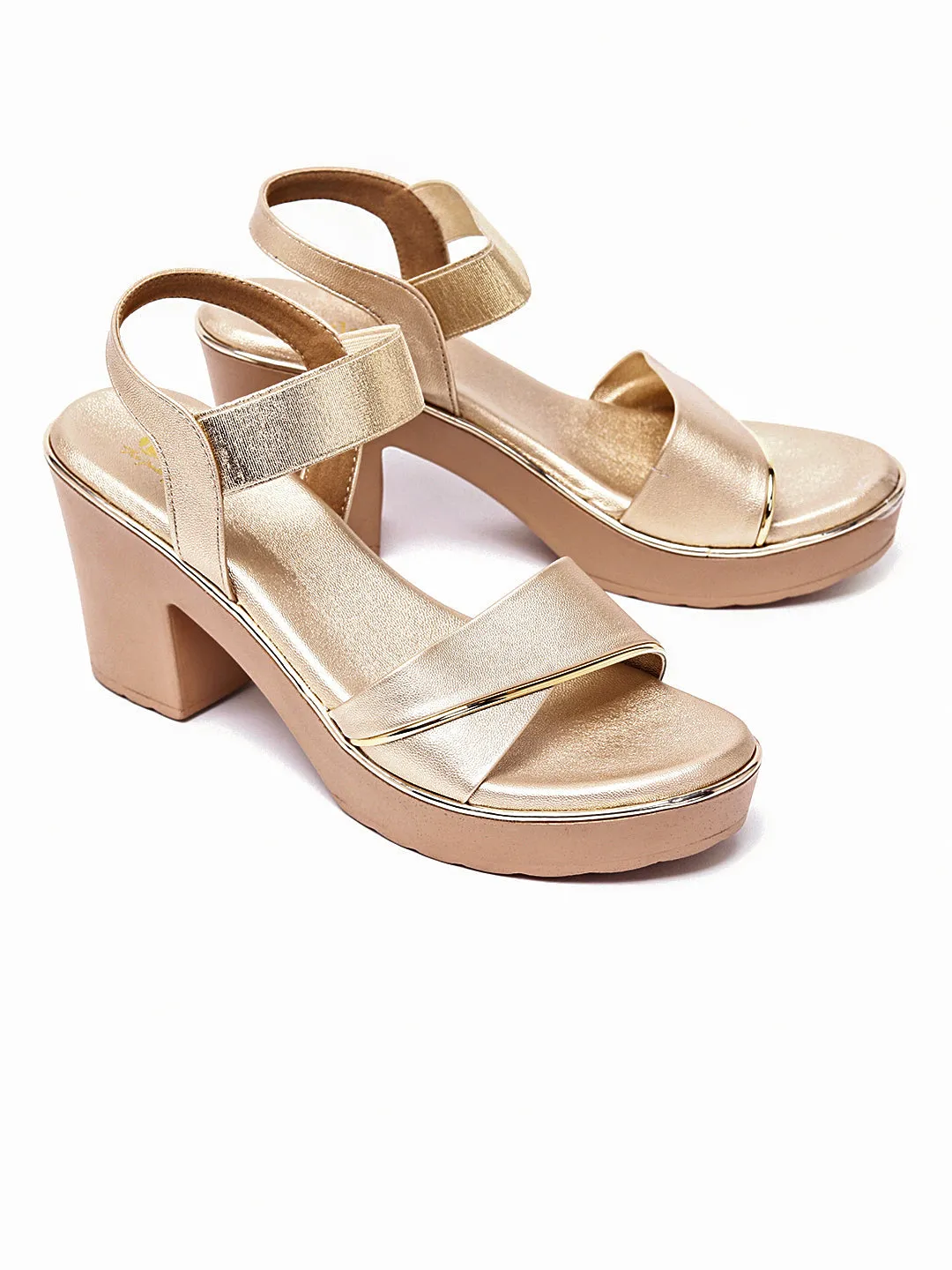 Stride in Style: Delco's Block Heel Sandals