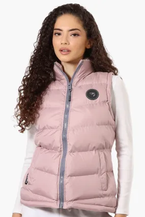 Super Triple Goose Solid Bubble Vest - Pink
