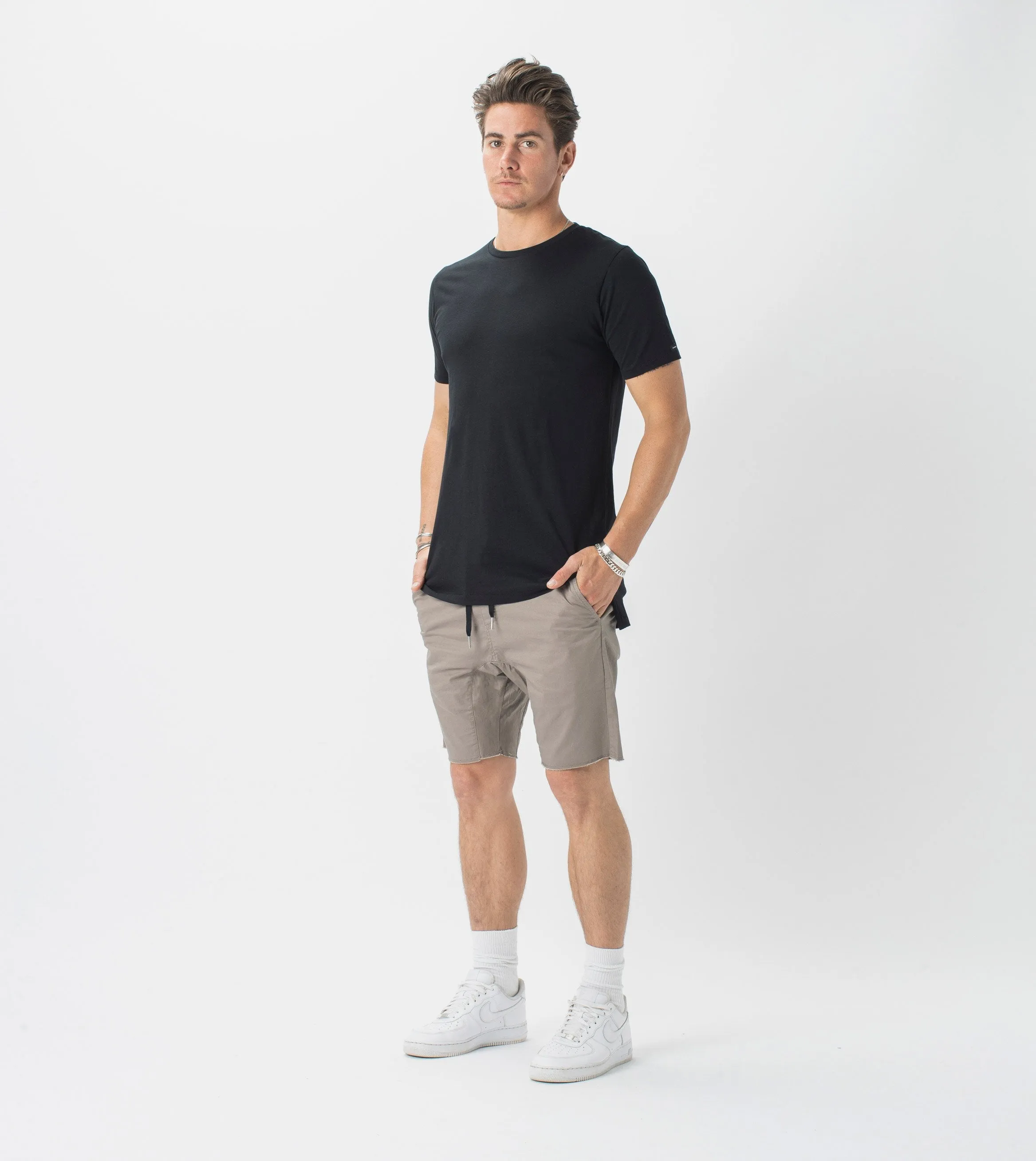 Sureshot Lightweight Short Washed Almond