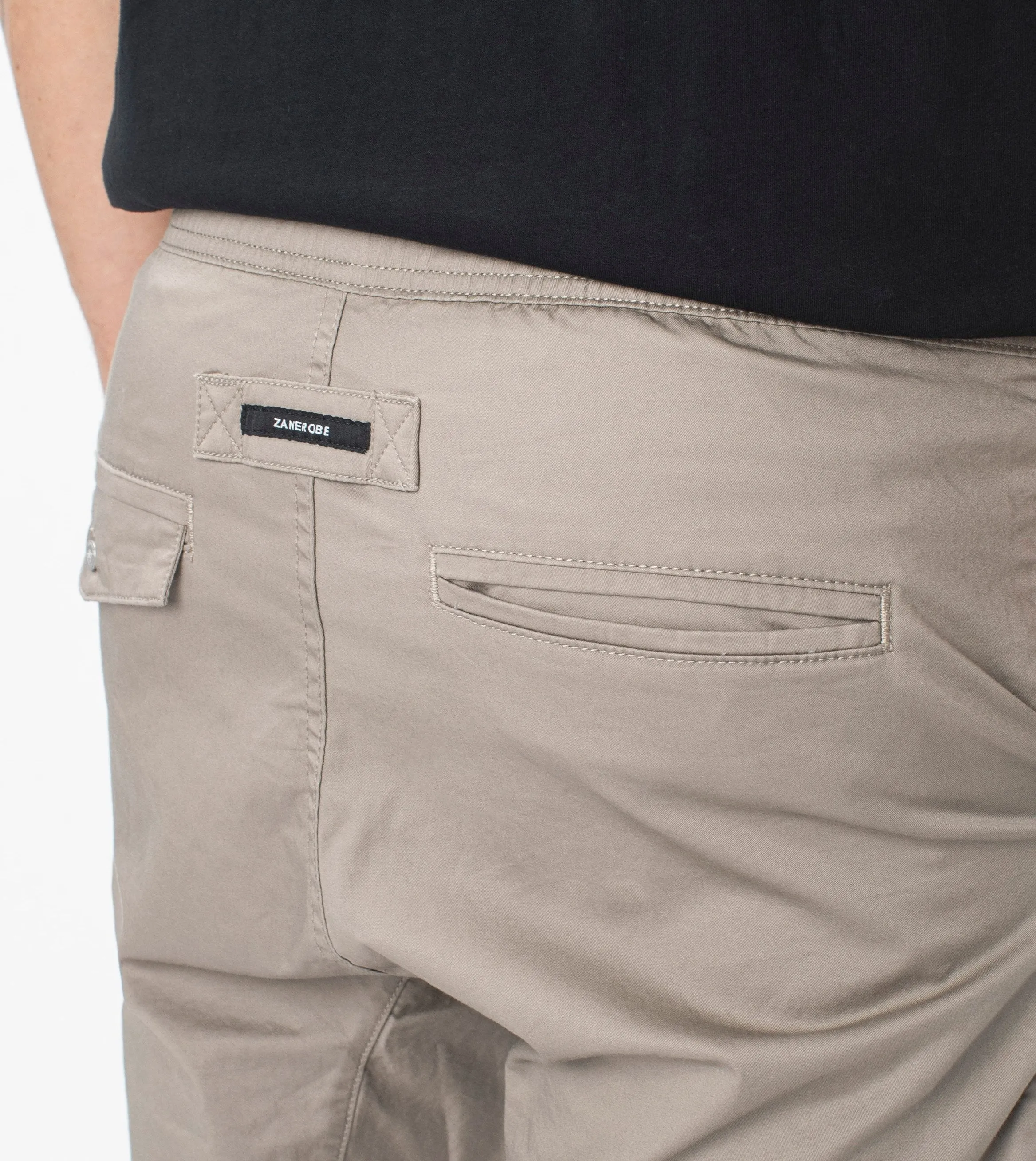 Sureshot Lightweight Short Washed Almond