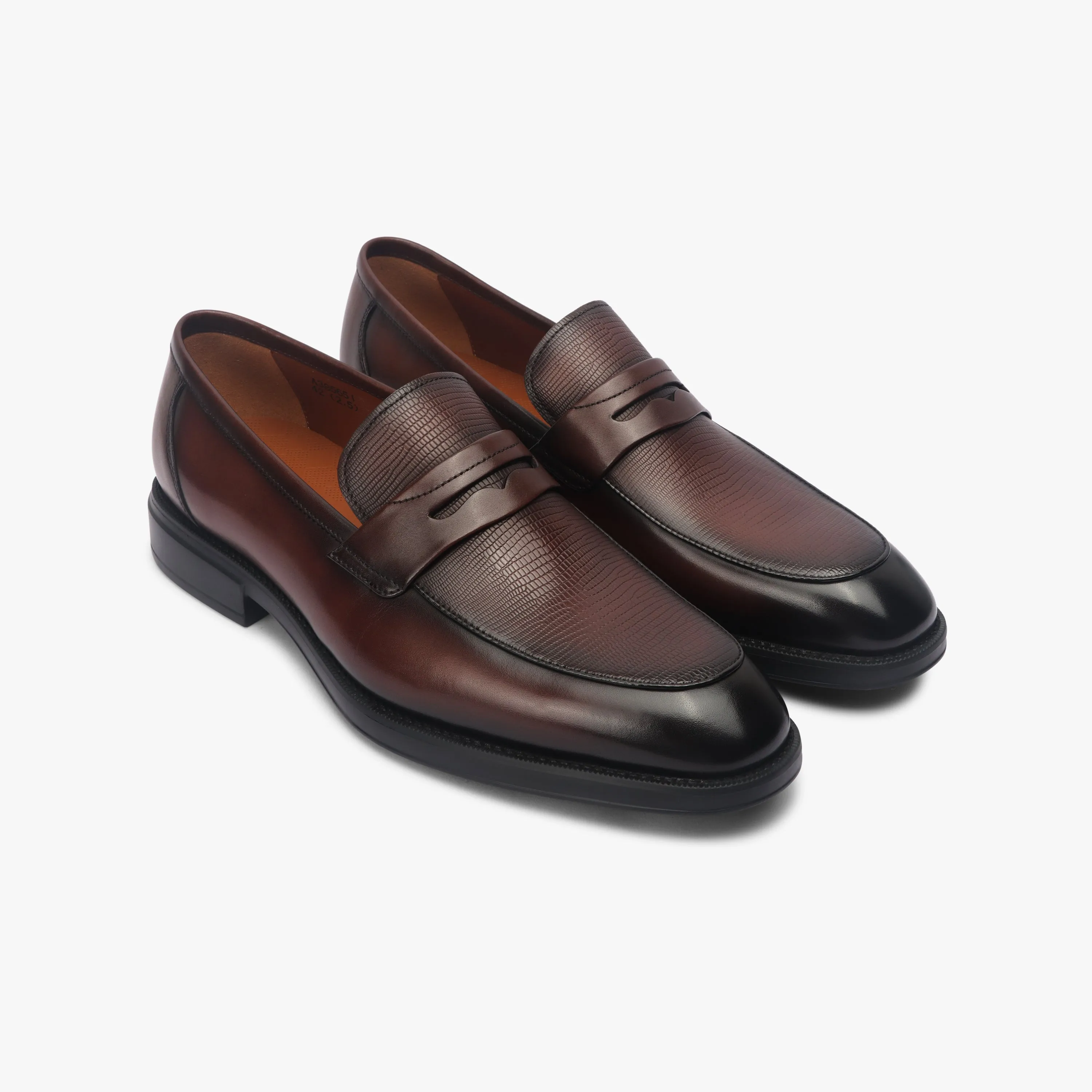 Textured Penny Slip Ons
