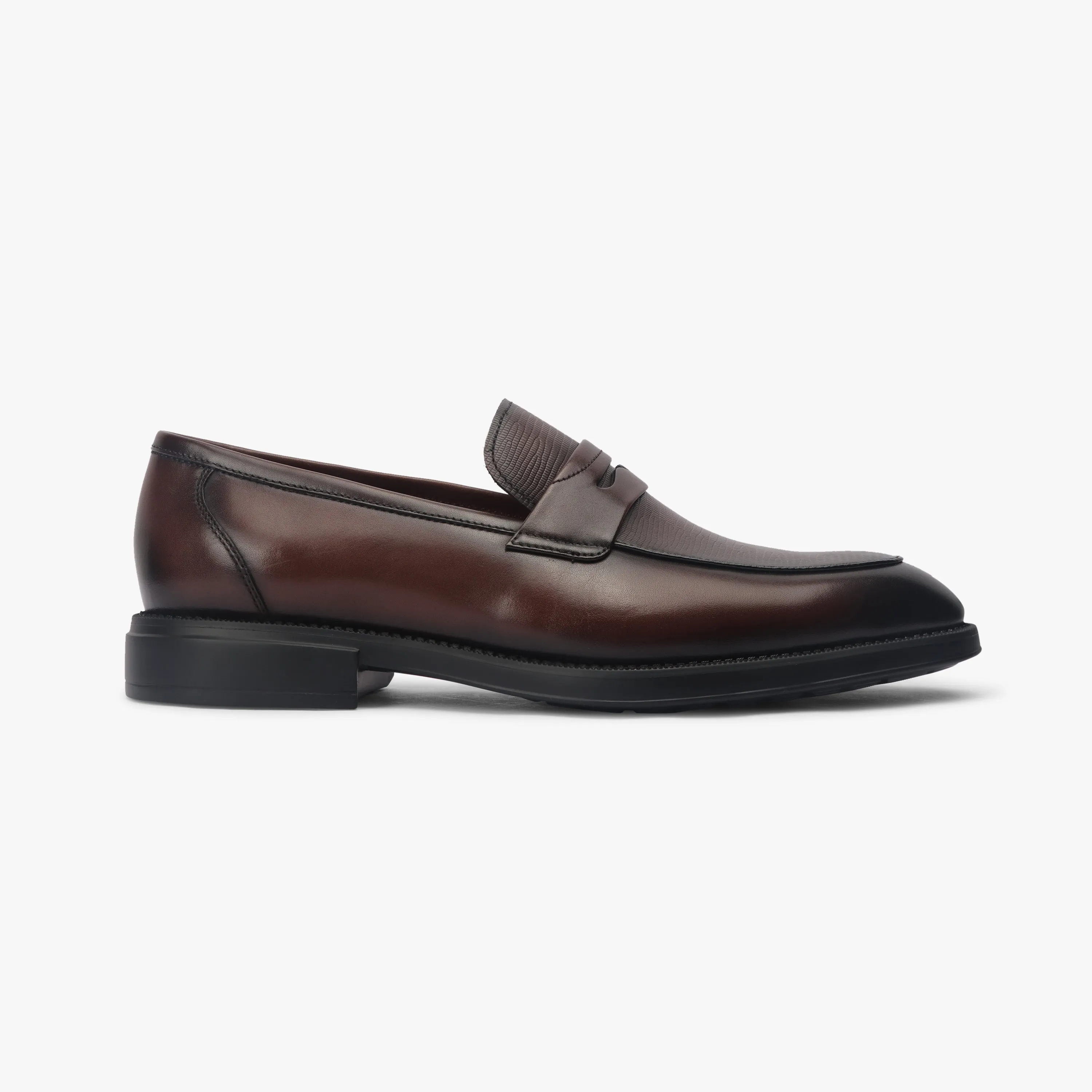 Textured Penny Slip Ons
