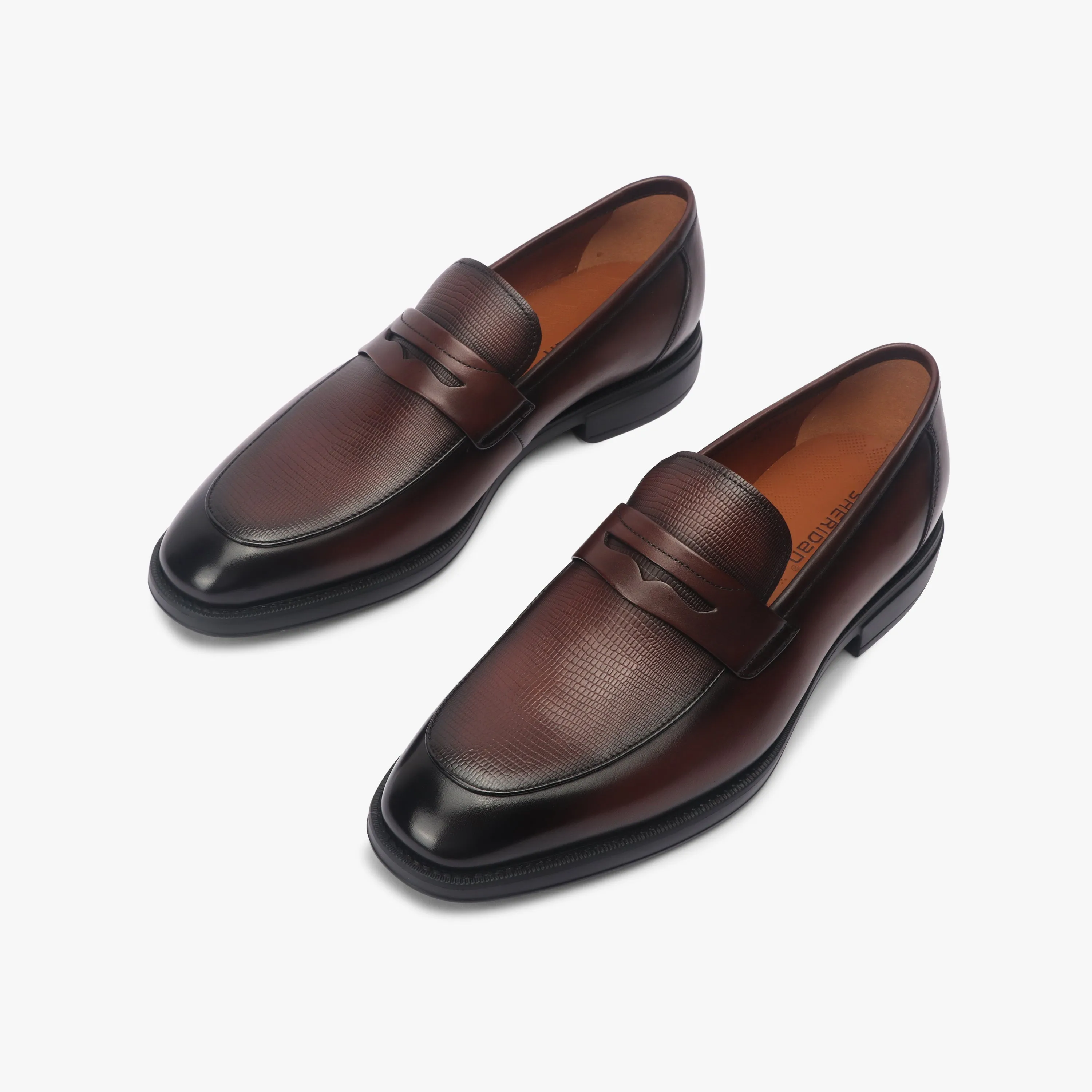Textured Penny Slip Ons