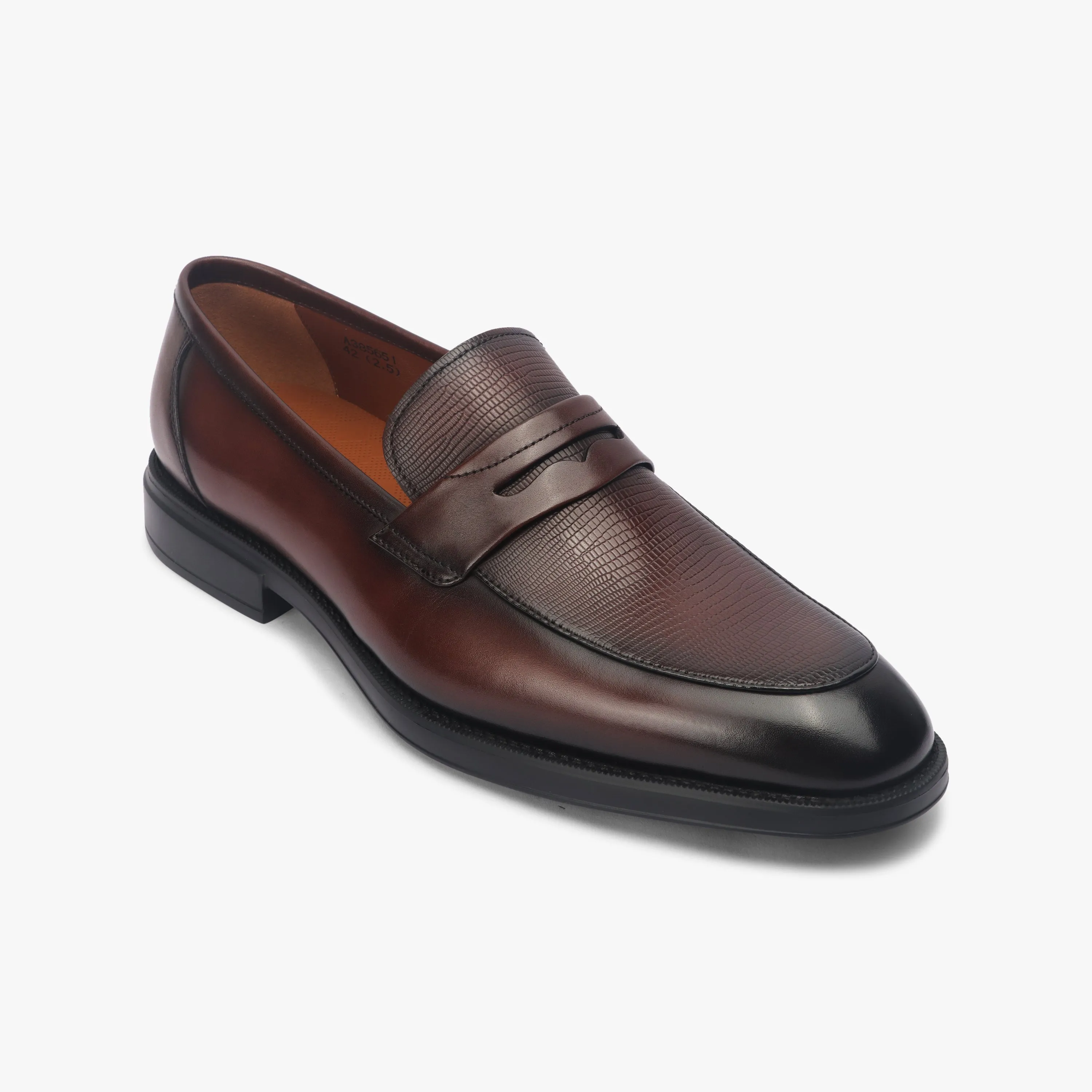 Textured Penny Slip Ons