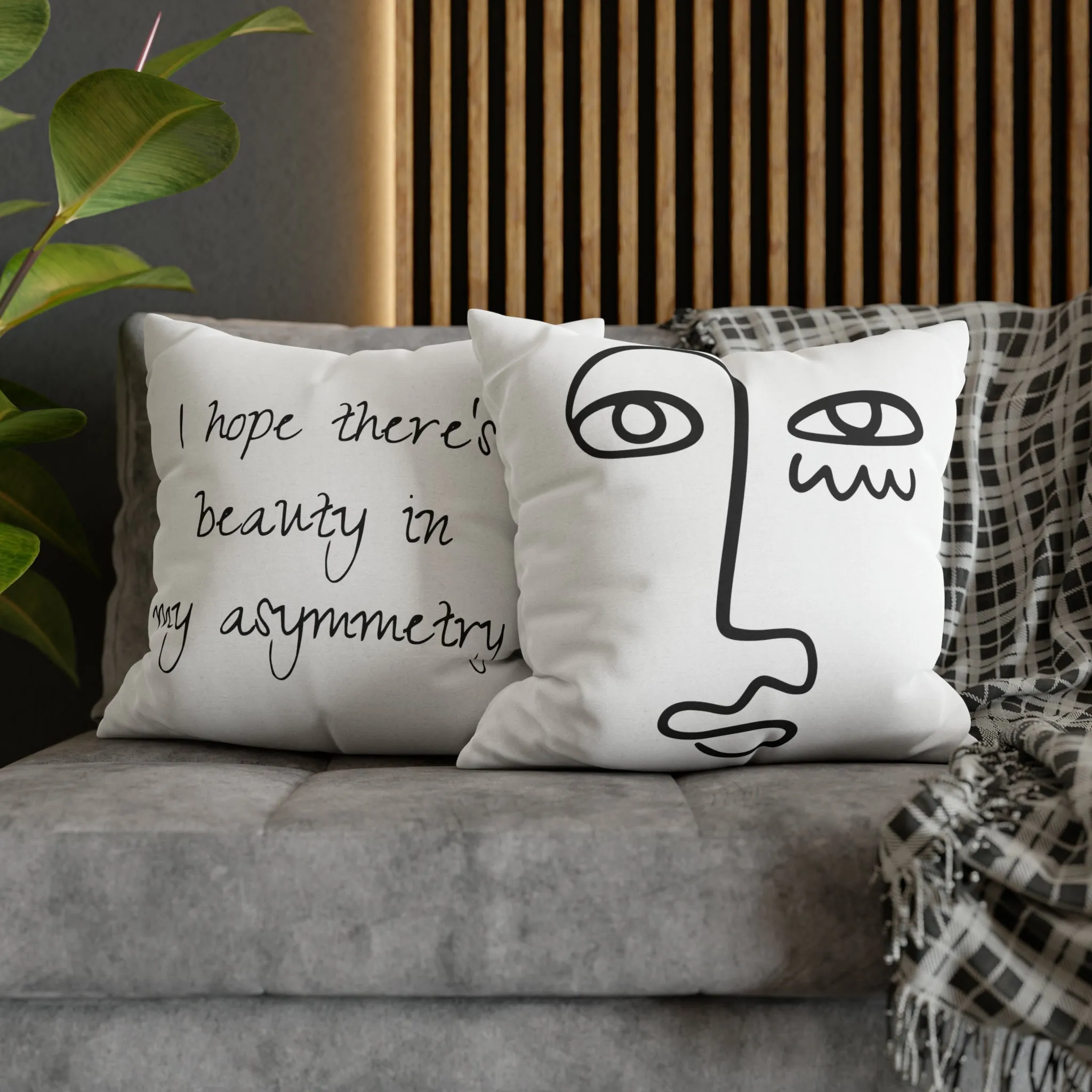 The Face Pillow Cover