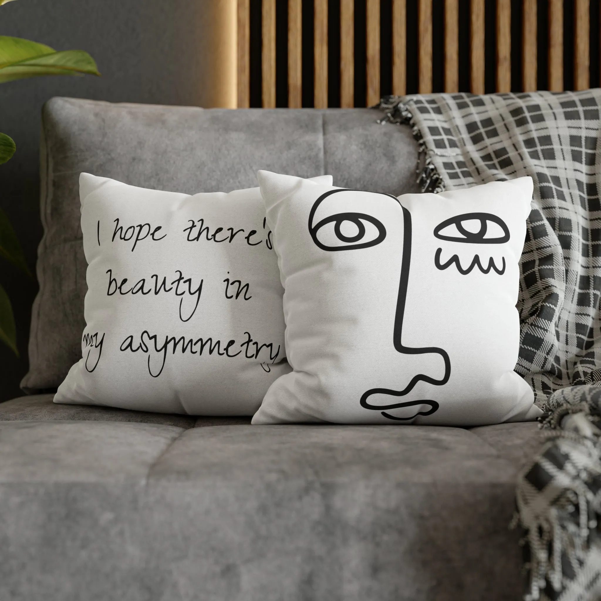 The Face Pillow Cover