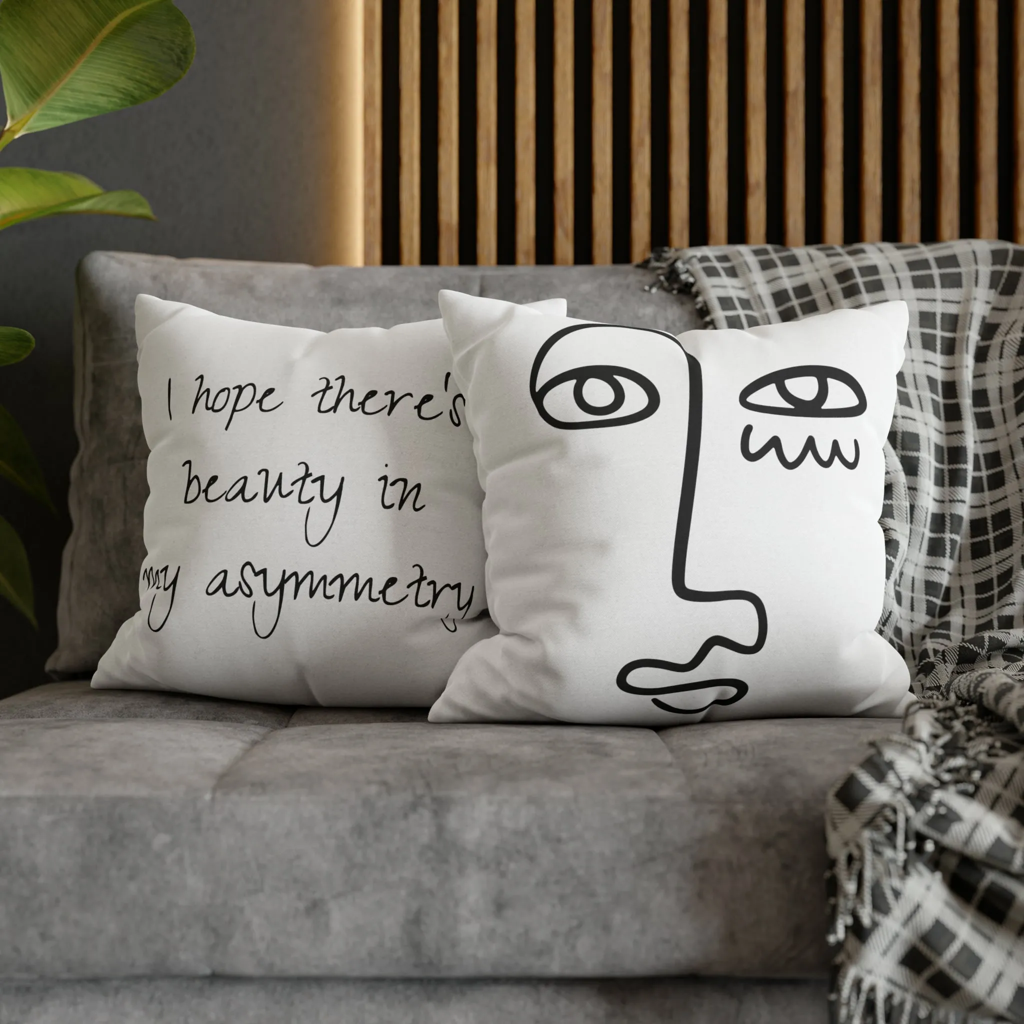 The Face Pillow Cover