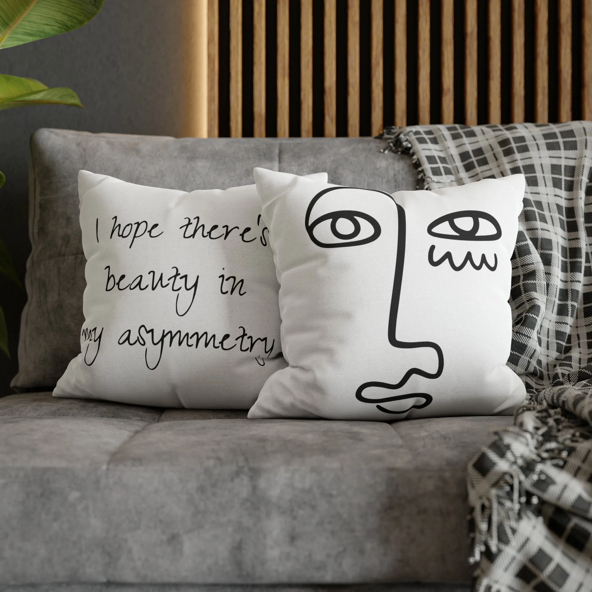 The Face Pillow Cover