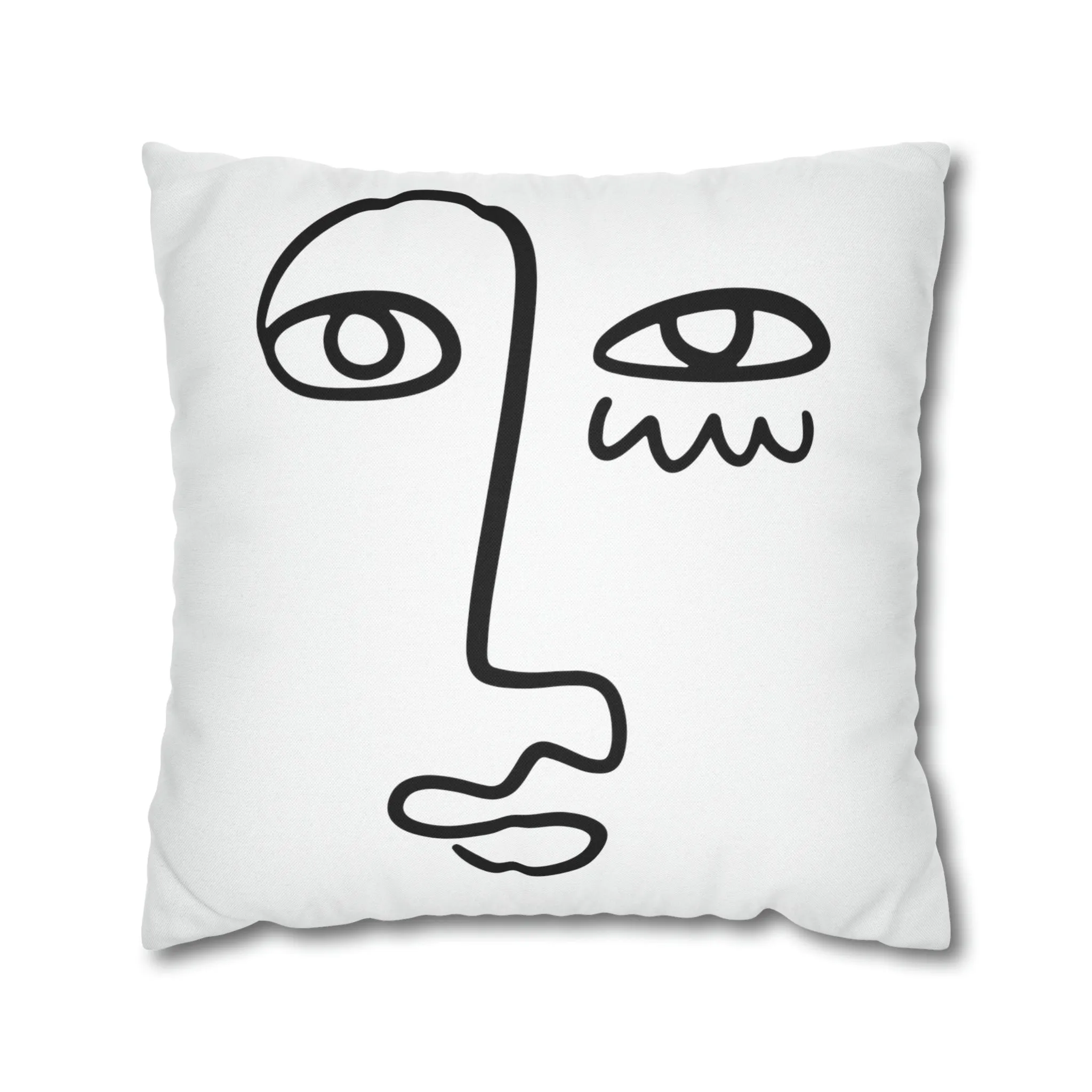 The Face Pillow Cover
