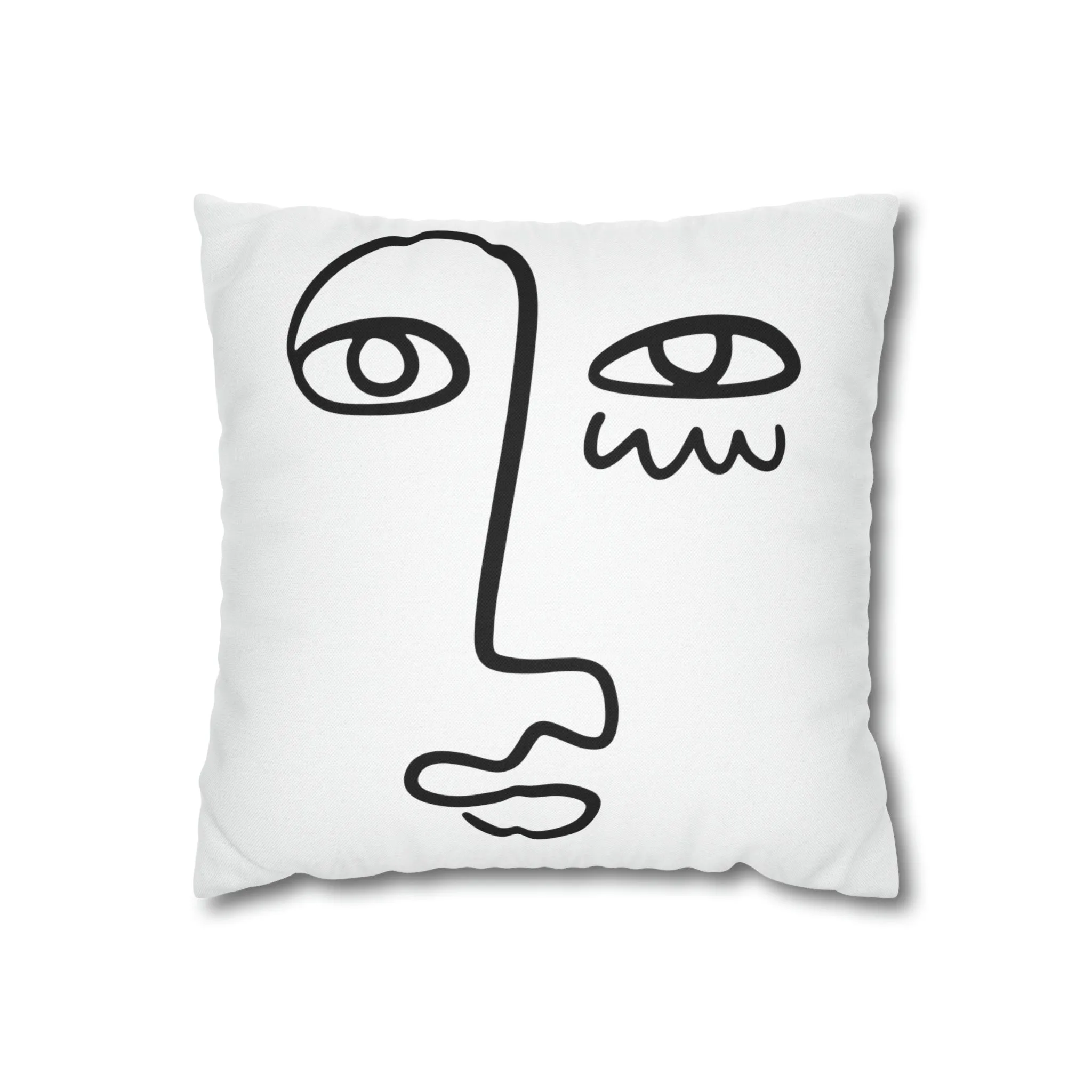 The Face Pillow Cover