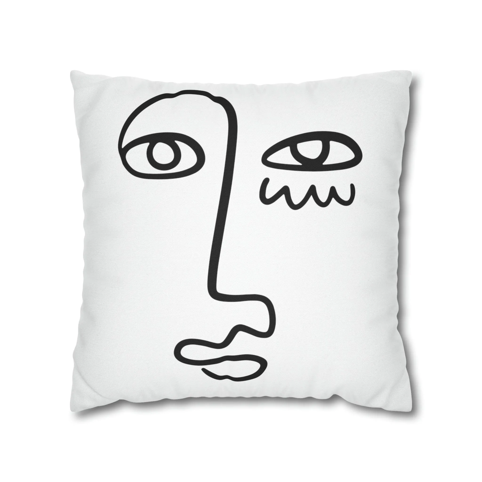 The Face Pillow Cover