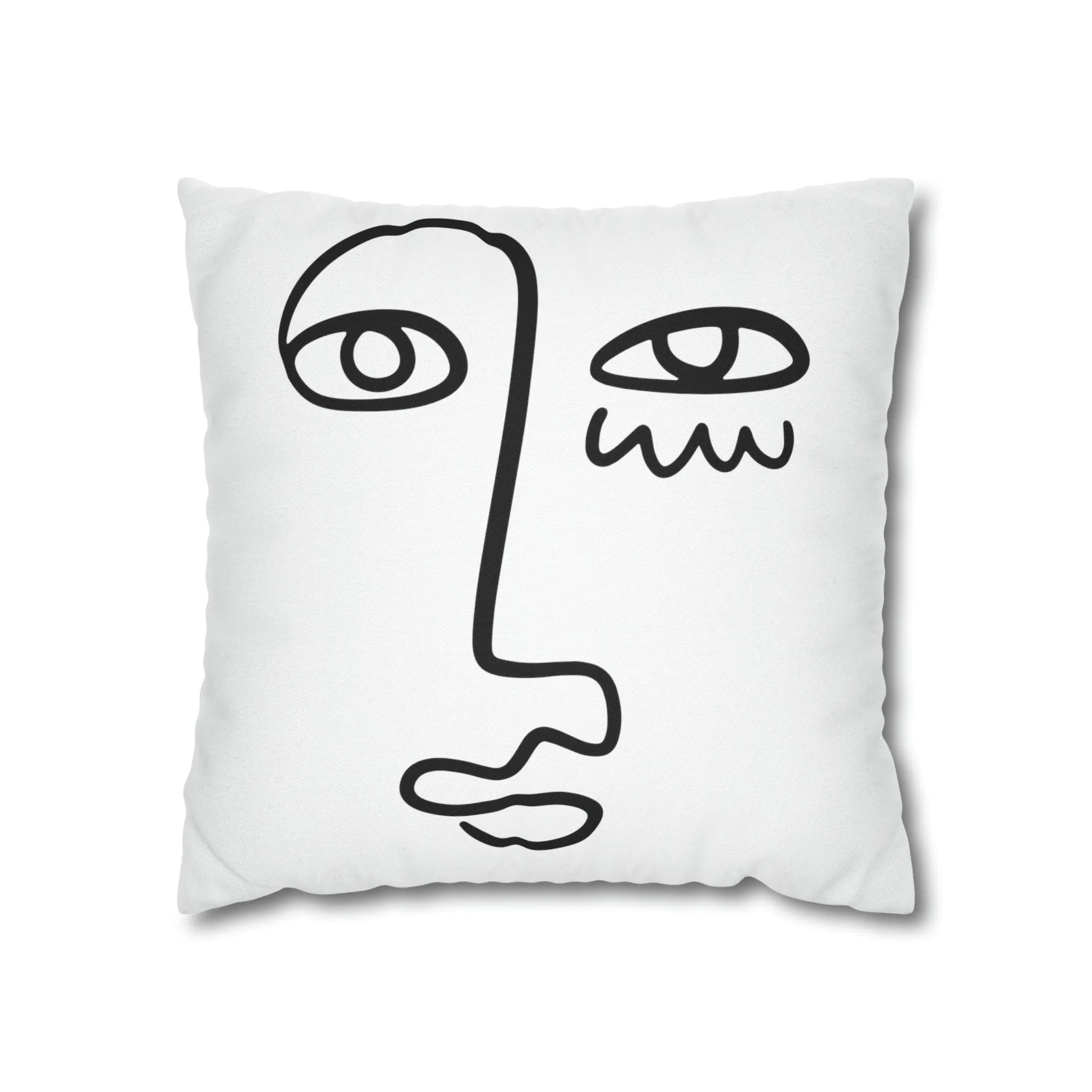 The Face Pillow Cover