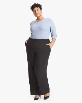 Tinsley Linen-Blend Trouser | Black