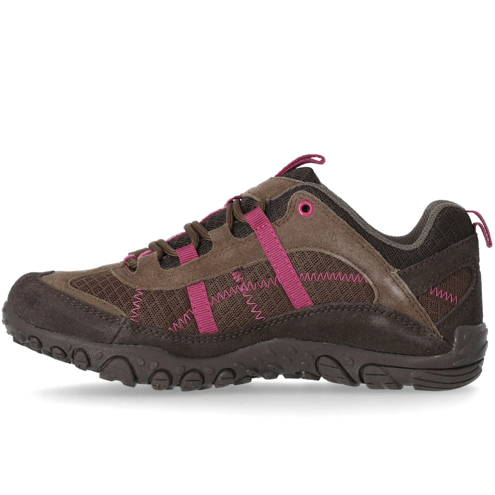Trespass Womens Fell Breathable Walking Shoes - Coffee
