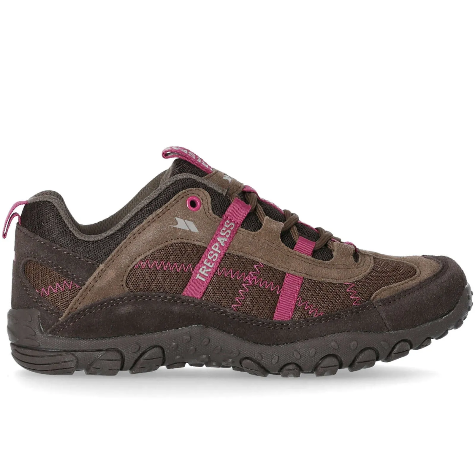 Trespass Womens Fell Breathable Walking Shoes - Coffee