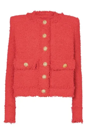 Two Pocket Collarless Jacket