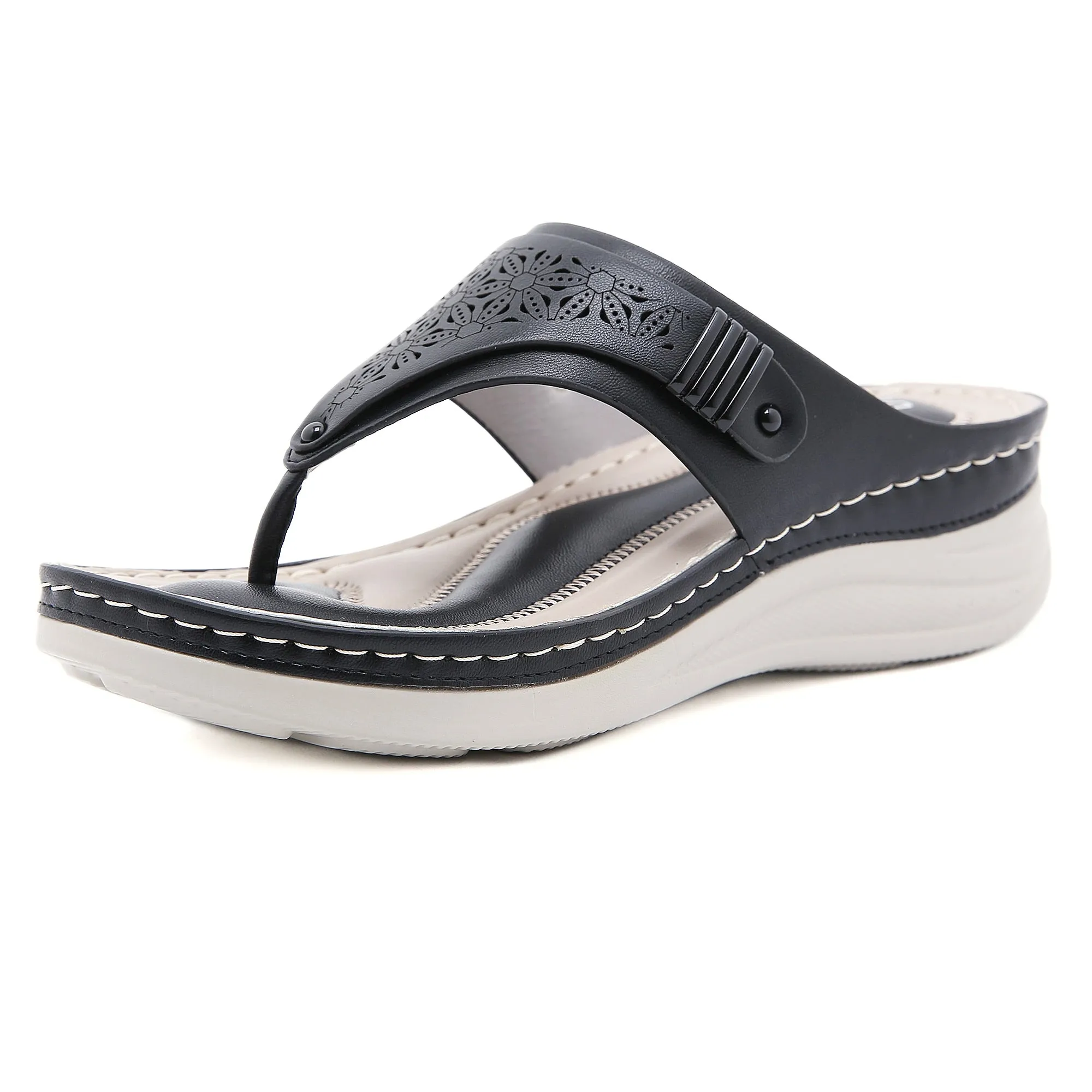 Vanccy summerWedge slippers women shoes