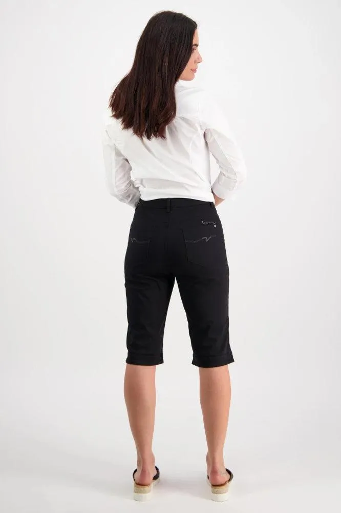 Vassalli Lightweight  Straight Leg Shorts Black