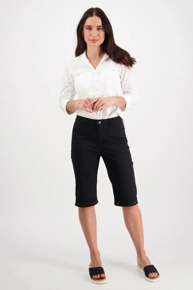 Vassalli Lightweight  Straight Leg Shorts Black