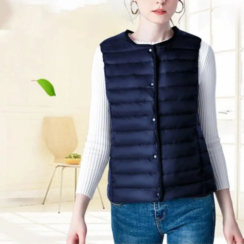 Women's Autumn/Winter Casual Warm Vest | Plus Size